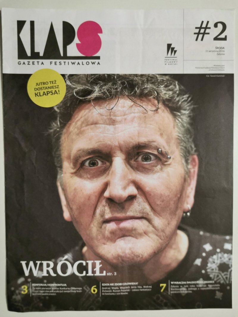 GAZETA FESTIWALOWA KLAPS NR 2/2016