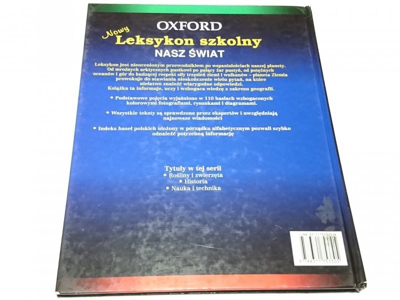 OXFORD. NOWY LEKSYKON SZKOLNY. NASZ ŚWIAT 