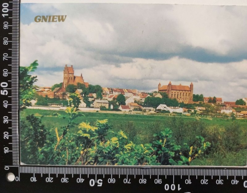 GNIEW. WIDOK OGÓLNY OD STRONY WISŁY