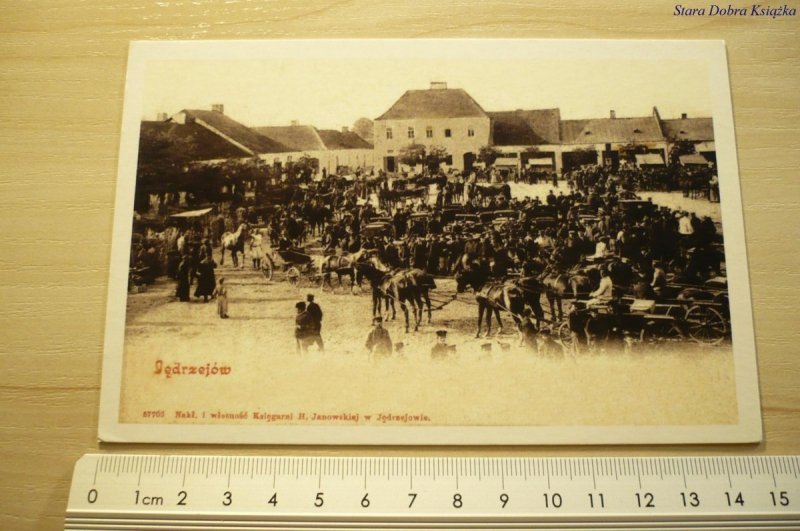 JĘDRZEJÓW. REPRINT POCZTÓWKI Z XX POCZ. WIEKU
