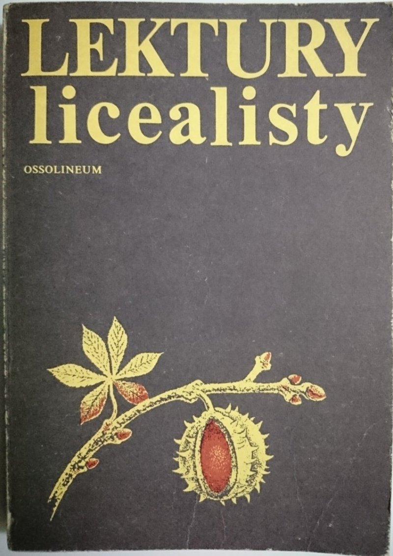 LEKTURY LICEALISTY. SZKICE - Red. Pykosz 1986