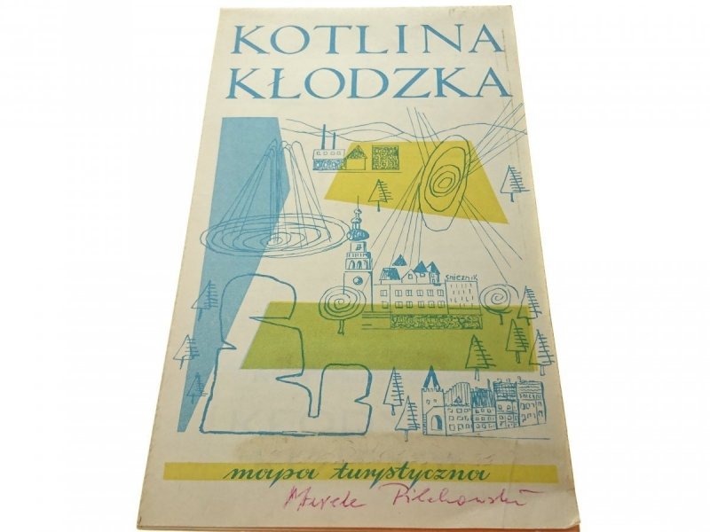 KOTLINA KŁODZKA. MAPA TURYSTYCZNA 1969
