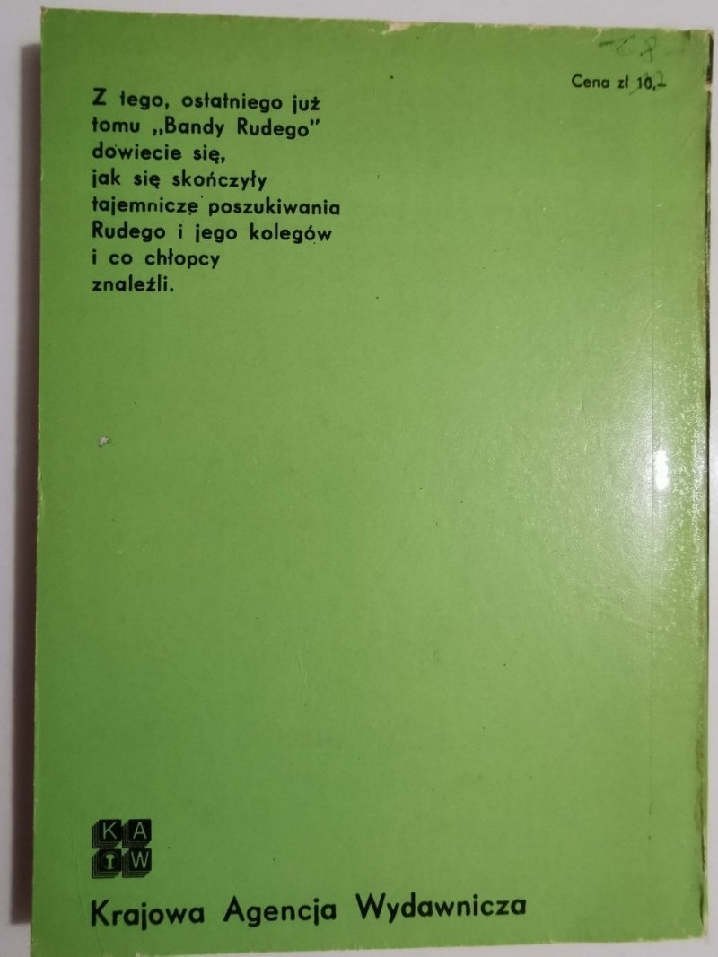 BANDA RUDEGO TOM 4 WIELKA AKCJA - Janusz Domagalik 1977