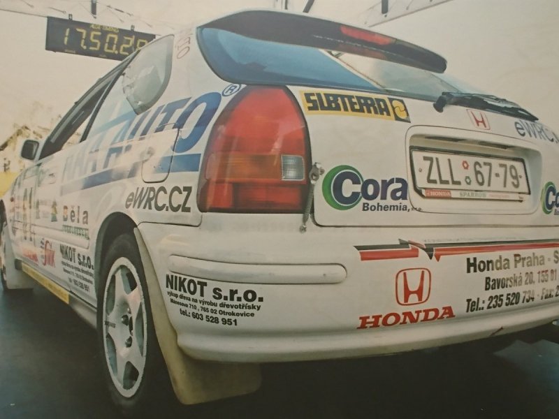 RAJD WRC 2005 ZDJĘCIE NUMER #185 HONDA CIVIC