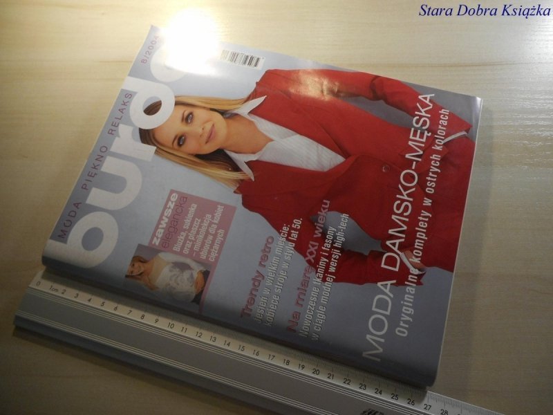 BURDA NR 8/2004 MODA DAMSKO-MĘSKA