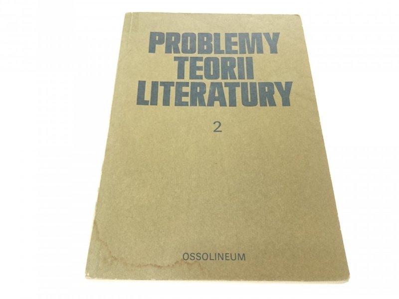 PROBLEMY TEORII LITERATURY 2 1976