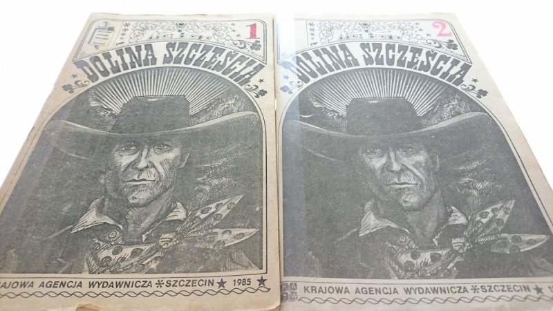DOLINA SZCZĘŚCIA CZĘŚĆ 1 i 2 - Max Brand 1985