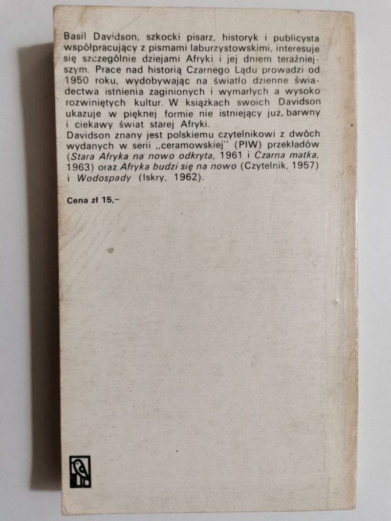 STARA AFRYKA NA NOWO ODKRYTA - Basil Davidson 1972