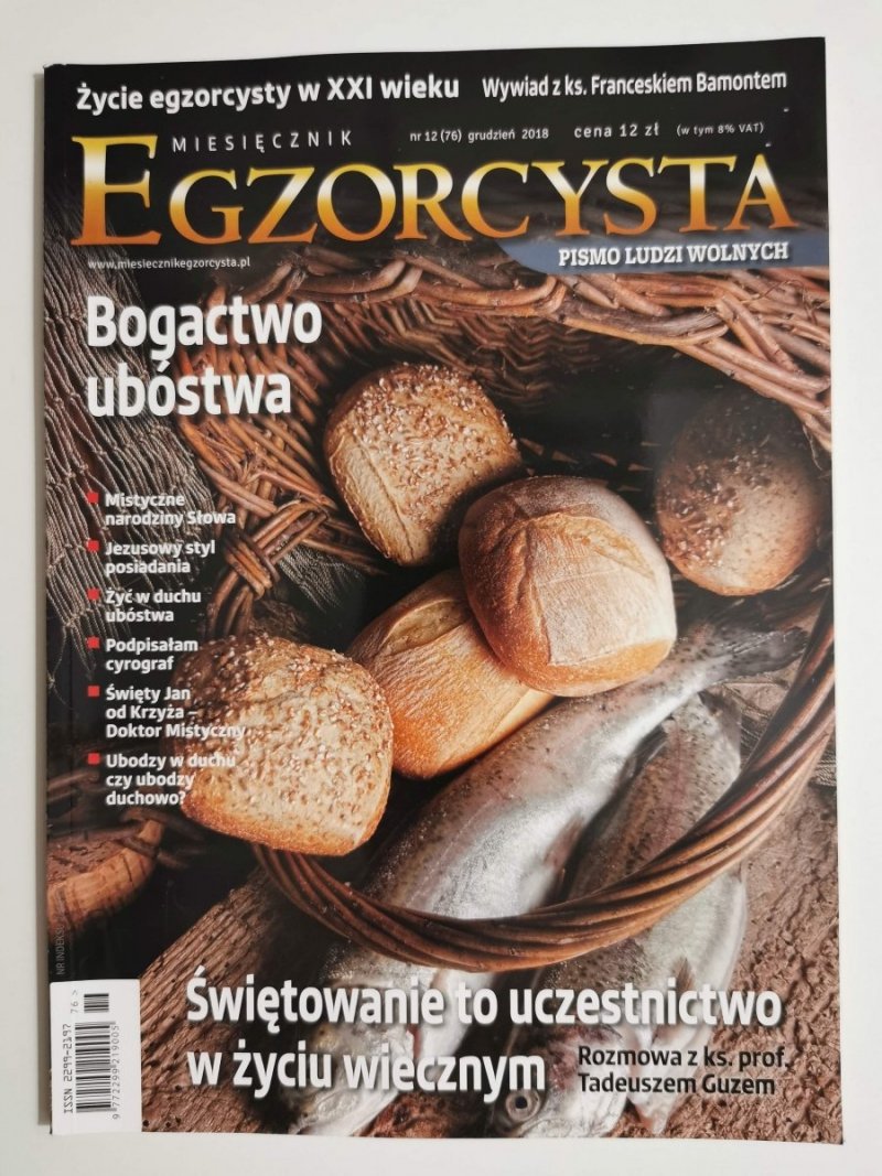 EGZORCYSTA NR 12 (76) GRUDZIEŃ 2018