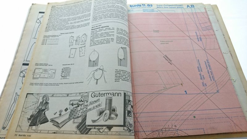 BURDA. MODA PIĘKNO RELAKS NR 11 LISTOPAD '93