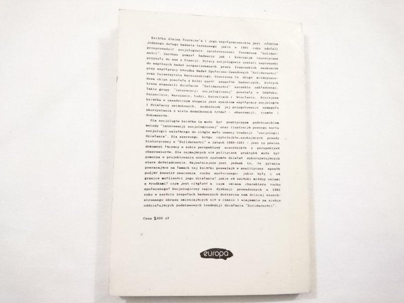 SOLIDARNOŚĆ. ANALIZA RUCHU SPOŁECZNEGO 1980-1981