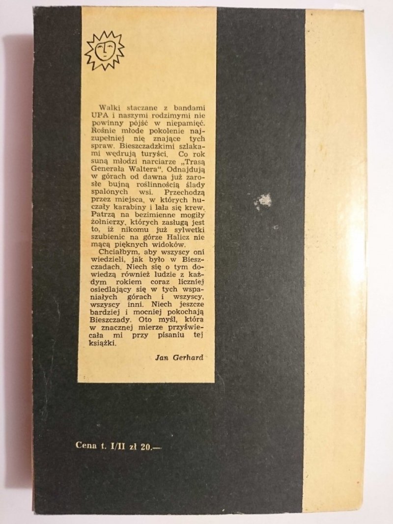 ŁUNY W BIESZCZADACH TOM II - Jan Gerhard 1964
