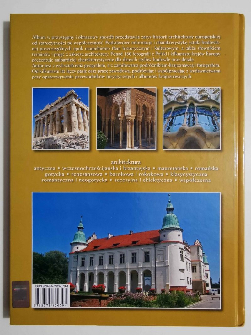 STYLE I EPOKI W ARCHITEKTURZE EUROPEJSKIEJ - Jacek Bronowski 2009