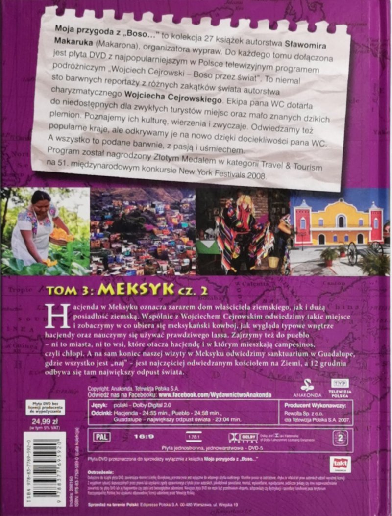 DVD. MOJA PRZYGODA Z BOSO TOM 3. MEKSYK CZ. 2