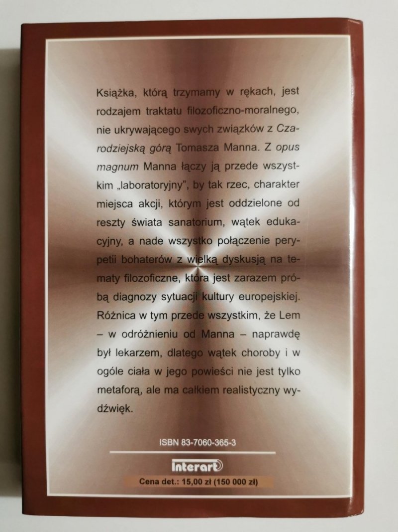SZPITAL PRZEMIENIENIA - Stanisław Lem 