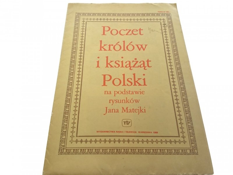 POCZET KRÓLÓW I KSIĄŻĄT POLSKI (1988) PLANSZA