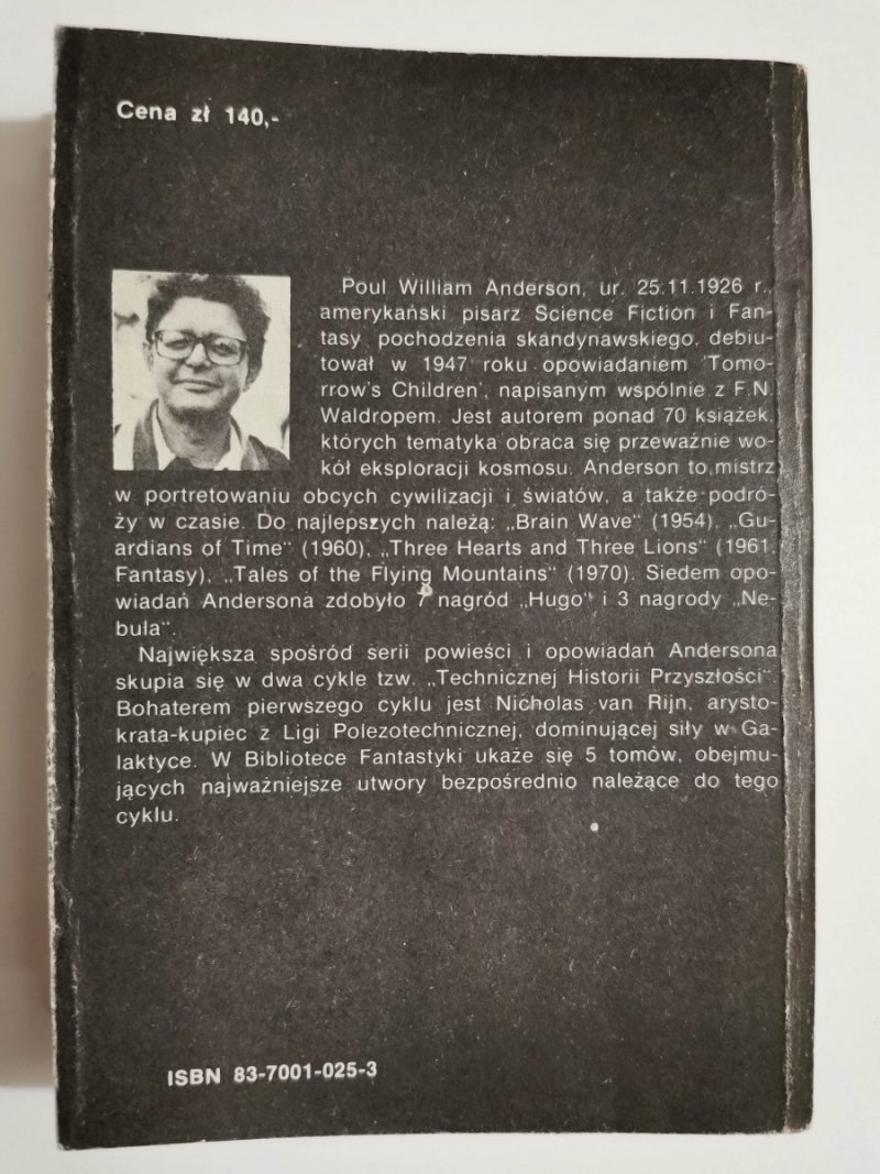 WOJNA SKRZYDLATYCH - Poul Anderson 1985