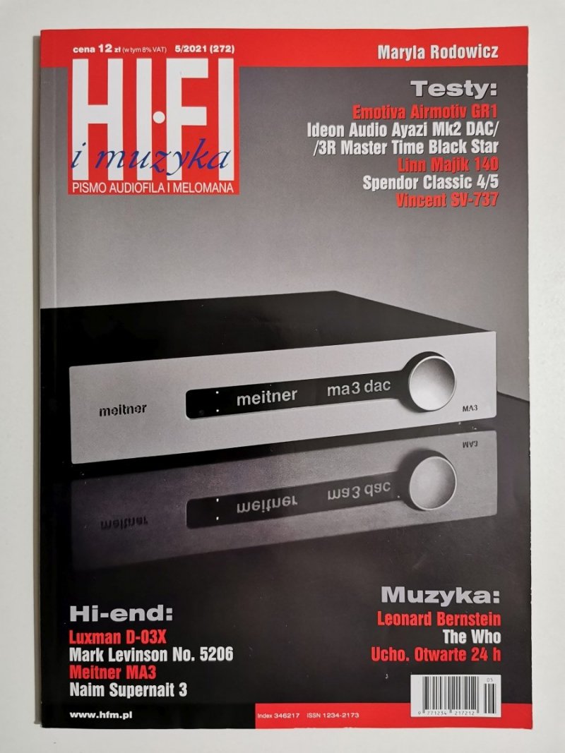 HI-FI I MUZYKA NR 5/2021 (272)