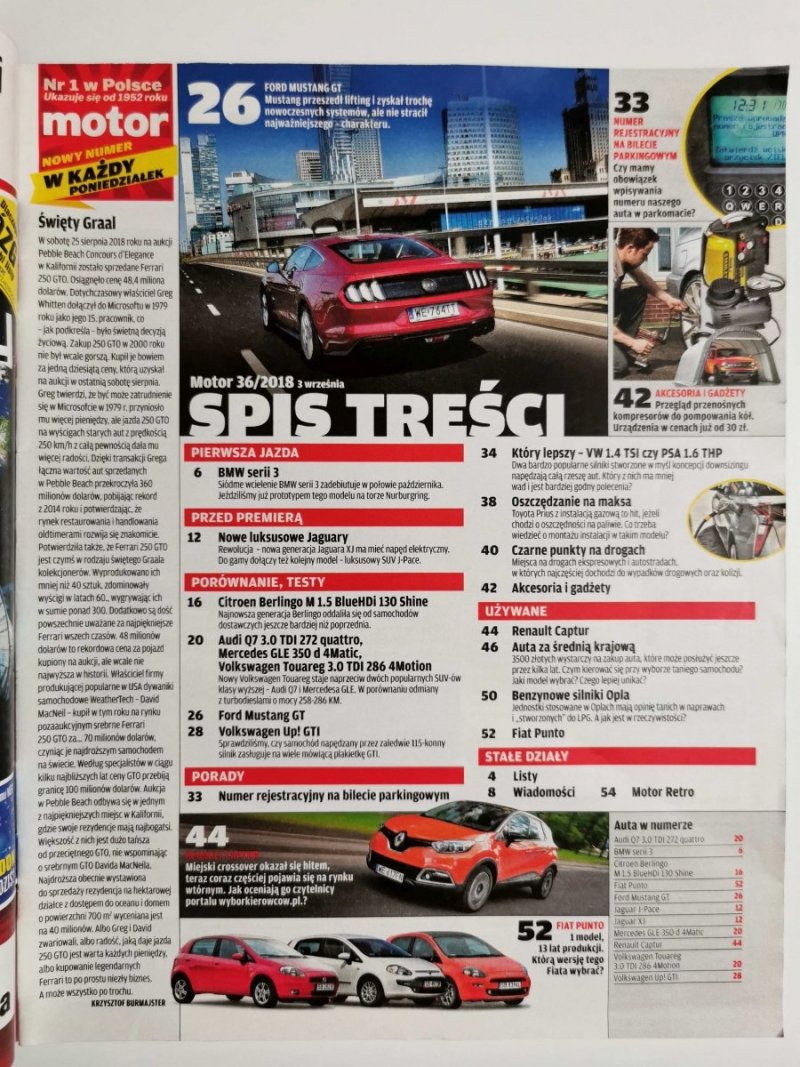 MOTOR NR 36/2018 (3402)