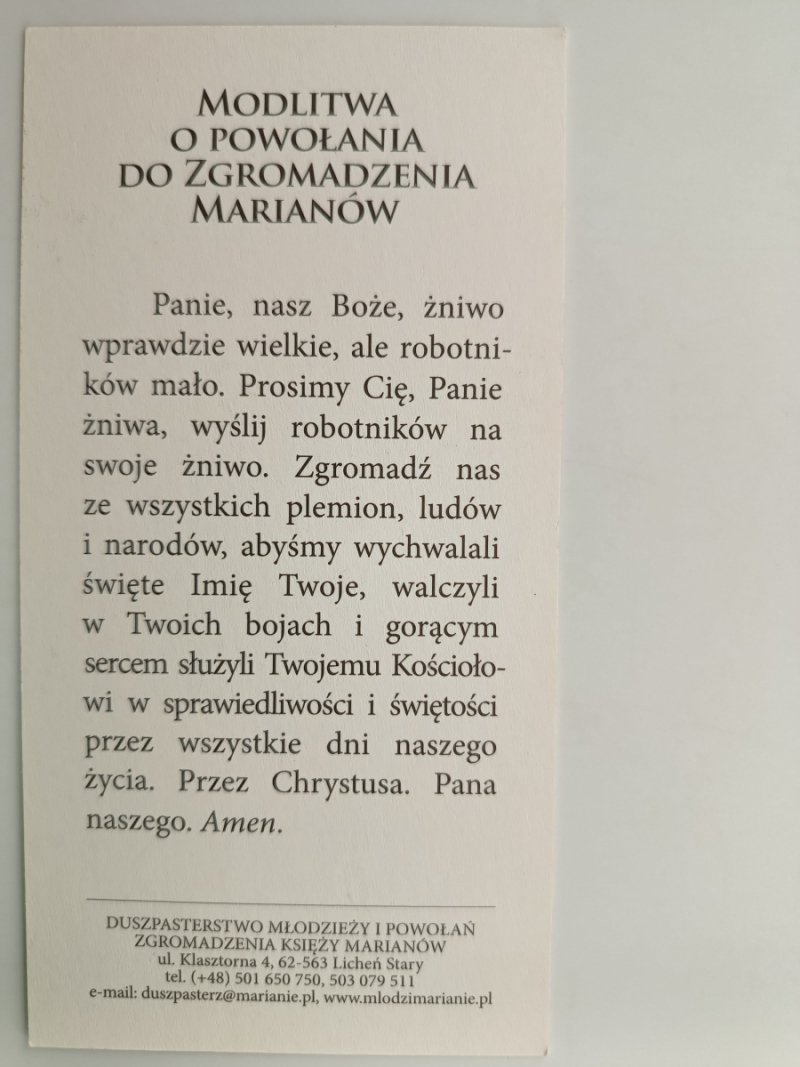 ŚWIĘTY O. STANISŁAW PAPCZYŃSKI