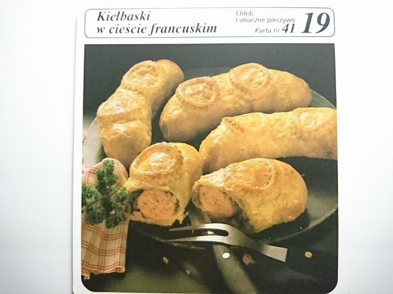 KARTA KULINARNA NR 41 KIEŁBASKI W CIEŚCIE FRANCUSK
