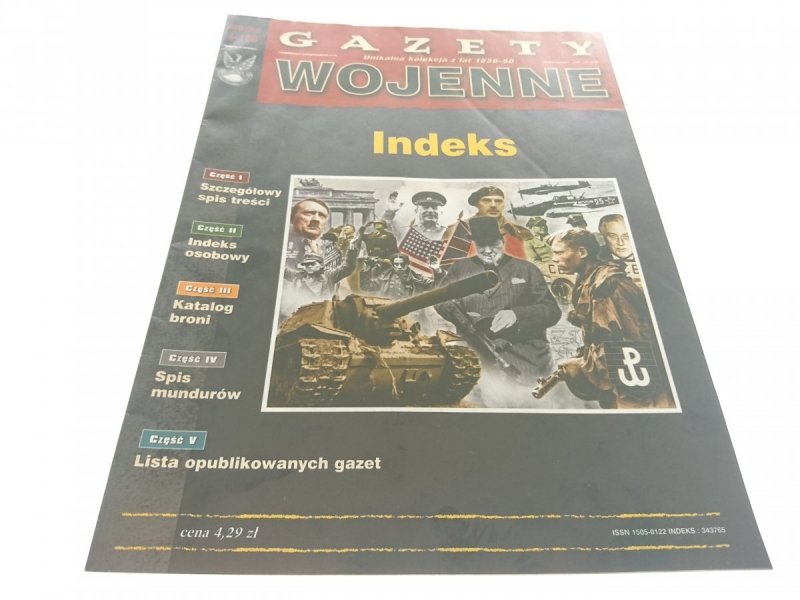 GAZETY WOJENNE INDEKS 1-120 1998
