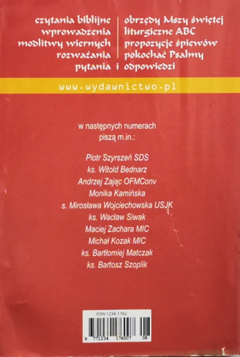 OREMUS. TEKSTY LITURGII MSZY ŚWIĘTEJ SIERPIEŃ 2019