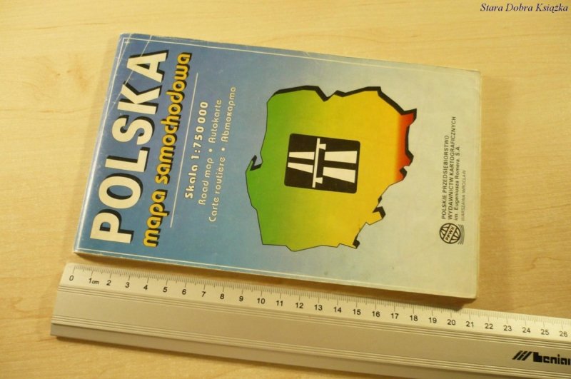 POLSKA MAPA SAMOCHODOWA 1:750 000 (1994)