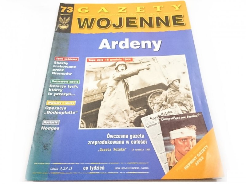 GAZETY WOJENNE NR 73 ARDENY