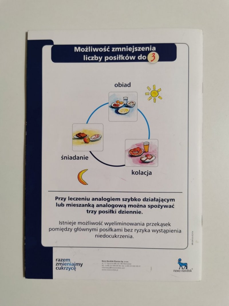 PRZYKŁADOWE ZESTAWY JADŁOSPISÓW DLA OSÓB STOSUJĄCYCH ANALOGI INSULINY 