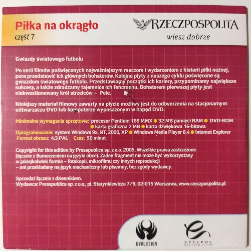 DVD. PIŁKA NA OKRĄGŁO CZĘŚĆ 7