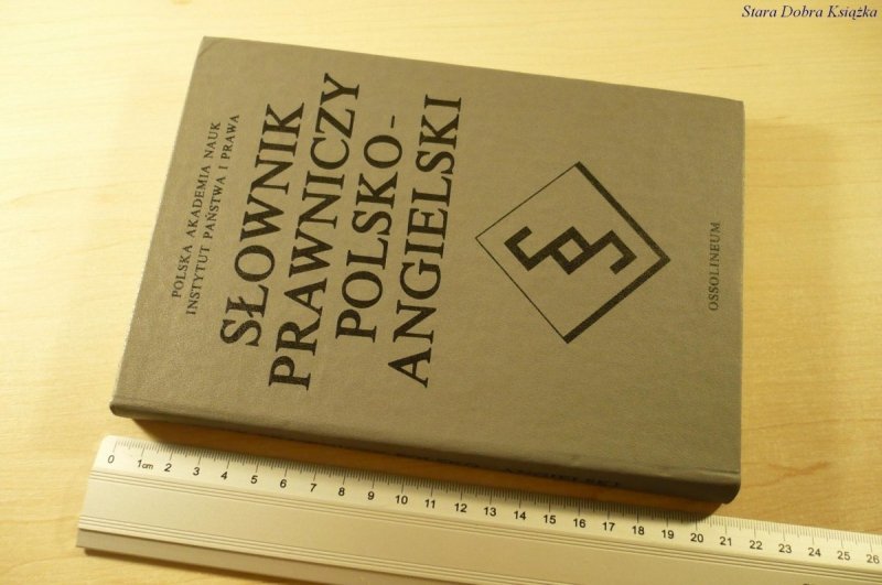 SŁOWNIK PRAWNICZY POLSKO-ANGIELSKI (1986)