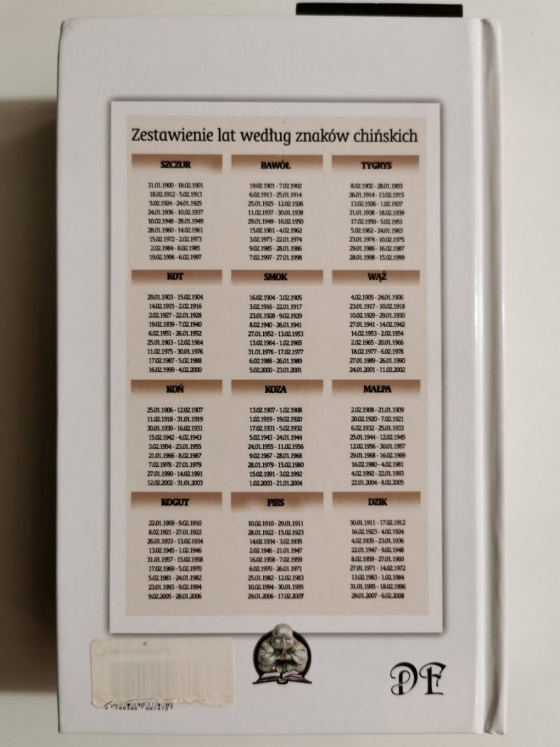 ASTROLOGIA CHIŃSKA I KSIĘGA PRZEMIAN I CING 
