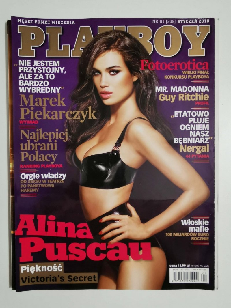 PLAYBOY NR 01 (205) STYCZEŃ 2010 ALINA PUSCAU 