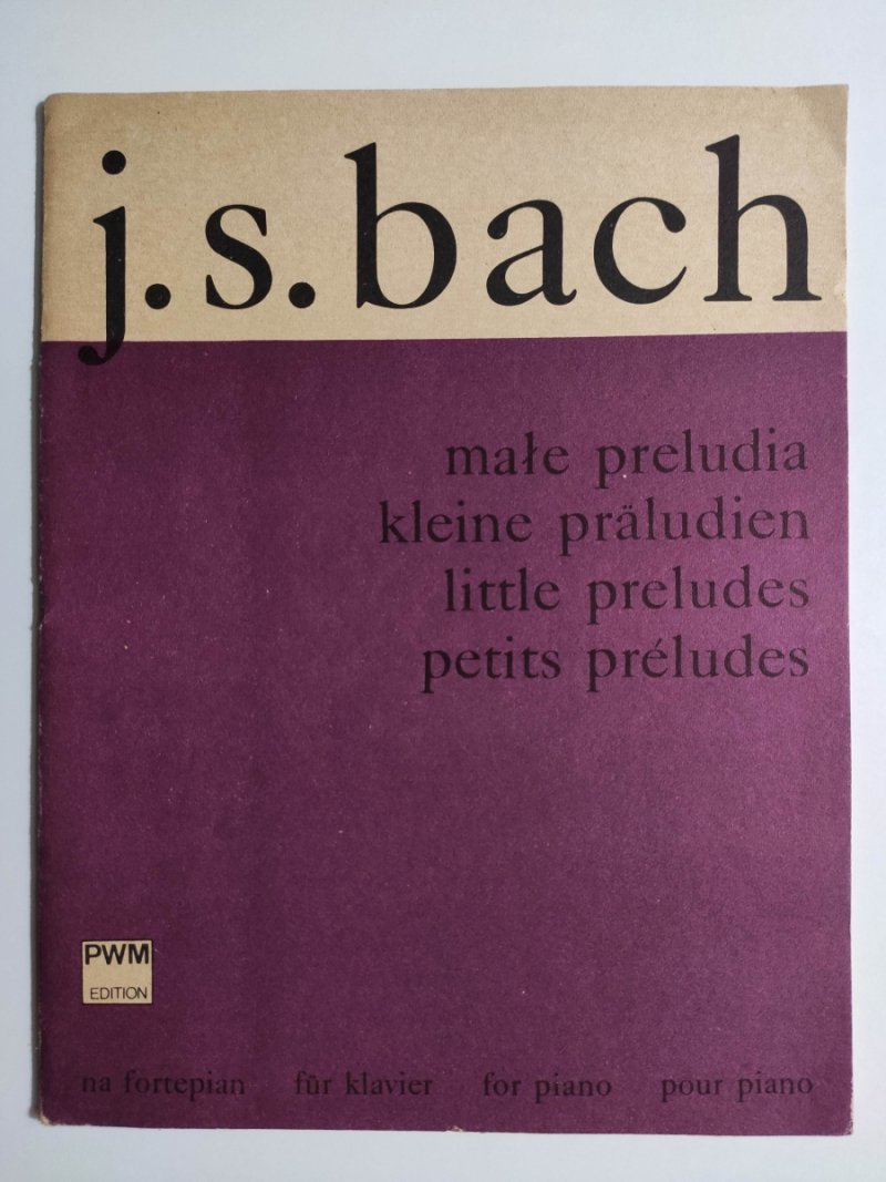 MAŁE PRELUDIA - J. S. Bach