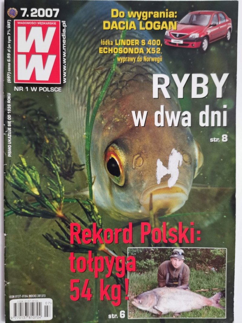 WIADOMOŚCI WĘDKARSKIE 7.2007