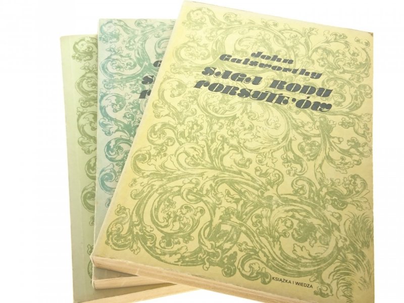 SAGA RODU FORSYTE'ÓW TOMY OD 1 DO 3 - Galsworthy