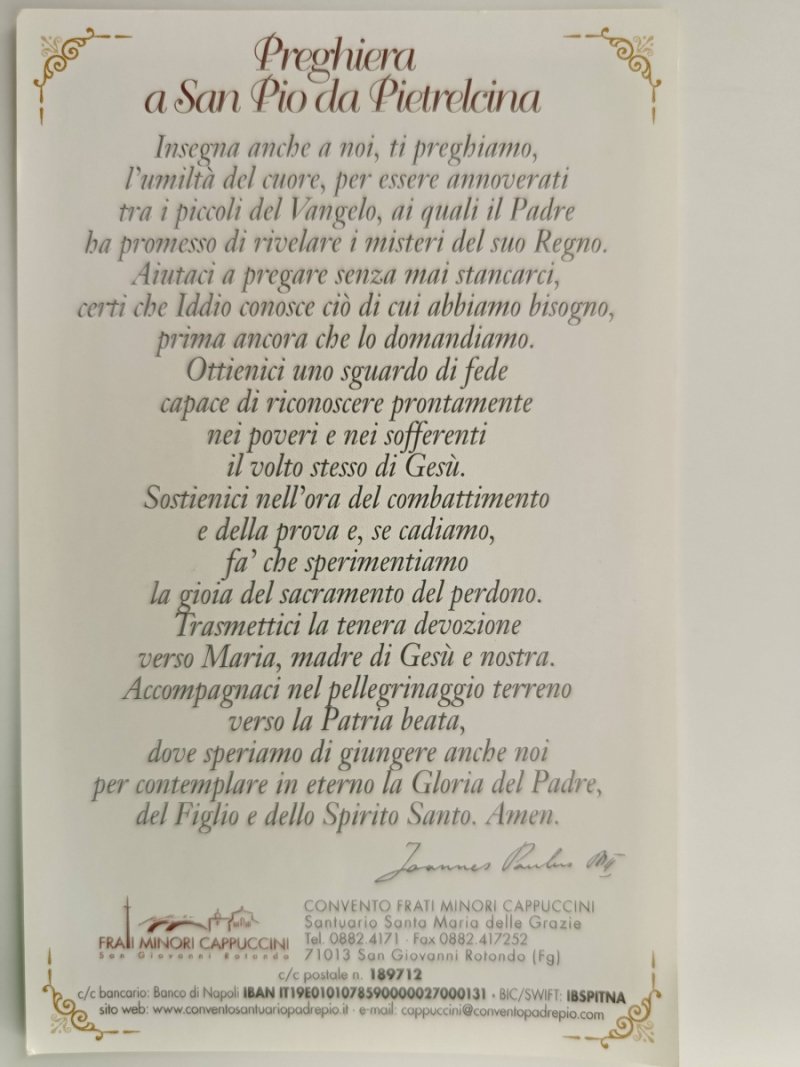 SAN PIO DA PIETRELCINA