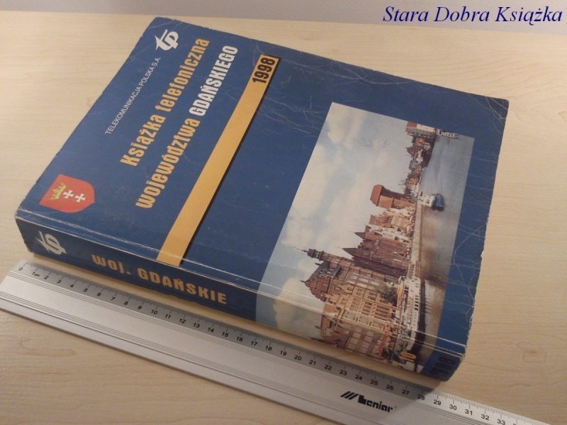 KSIĄŻKA TELEFONICZNA WOJEWÓDZTWA GDAŃSKIEGO 1998