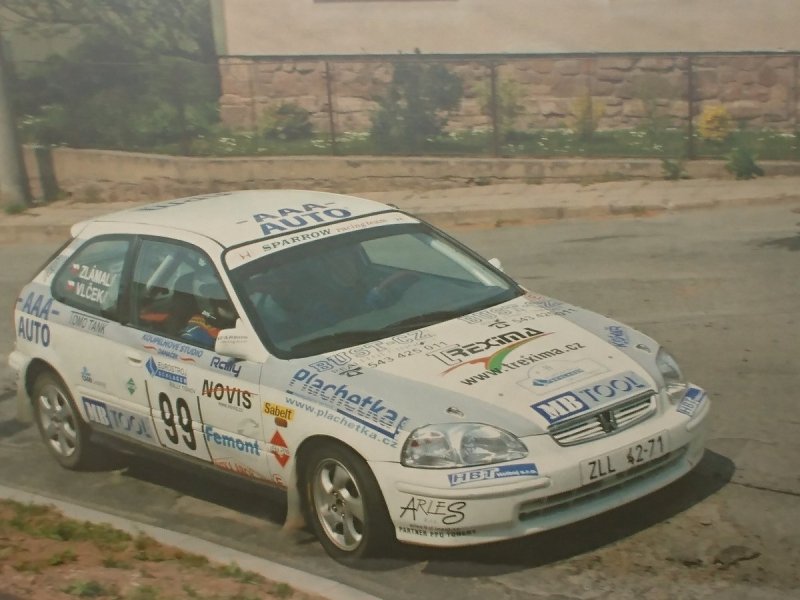 RAJD WRC 2005 ZDJĘCIE NUMER #179 HONDA CIVIC