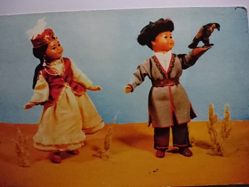 NUNTERS. DOLLS IN KAZAKH NATIONAL COSTUMES