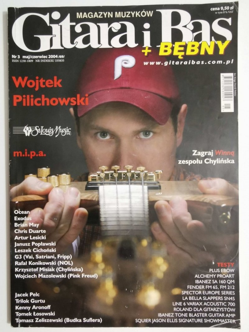 GITARA I BAS PLUS BĘBNY NR 3 MAJ/CZERWIEC 2004 /69/