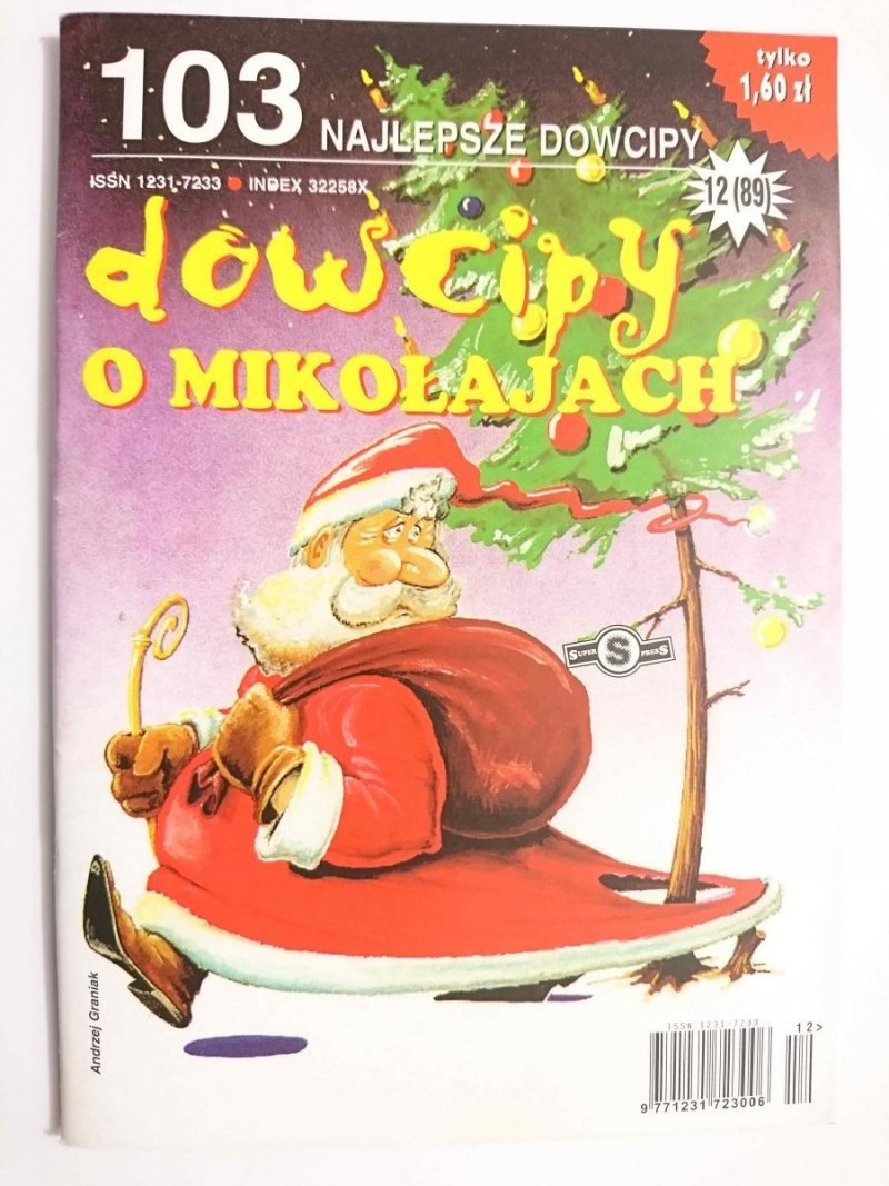 103 NAJLEPSZE DOWCIPY NR 12 (89) DOWCIPY O MIKOŁAJACH 2000