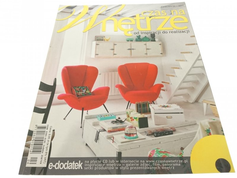 CZAS NA WNĘTRZE KWIECIEŃ 04 2011 + PŁYTA CD