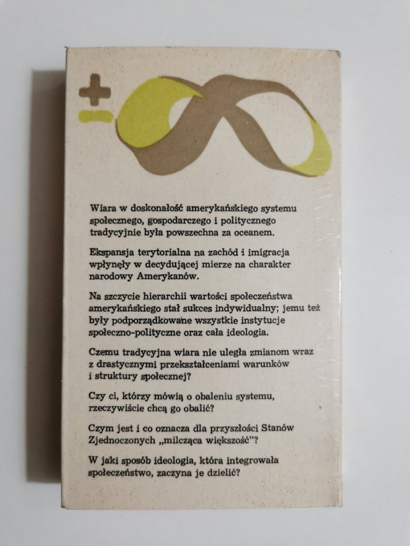 W KRĘGU MITU AMERYKAŃSKIEGO - Wiktor Osiatyński 1971