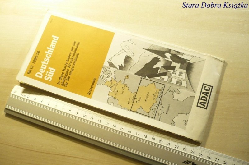DEUTSCHLAND SUD. REISEROUTE 1989/90
