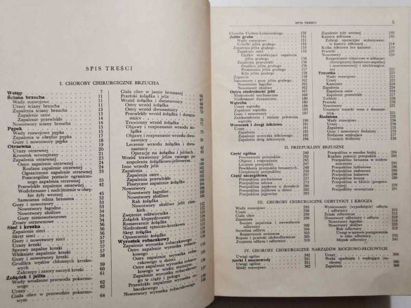CHIRURGIA TOM II - Jerzy Rutkowski 1955