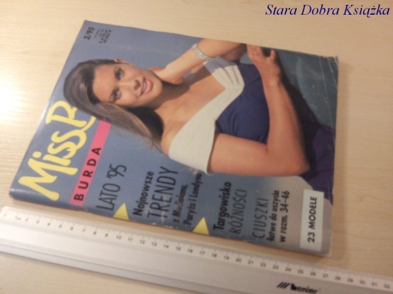 BURDA 2/95 NAJNOWSZE TRENDY Z MEDIOLANU