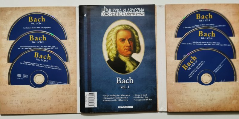 CD. BACH. VOL.1 EPOKA BAROKU. MUZYKA KLASYCZNA