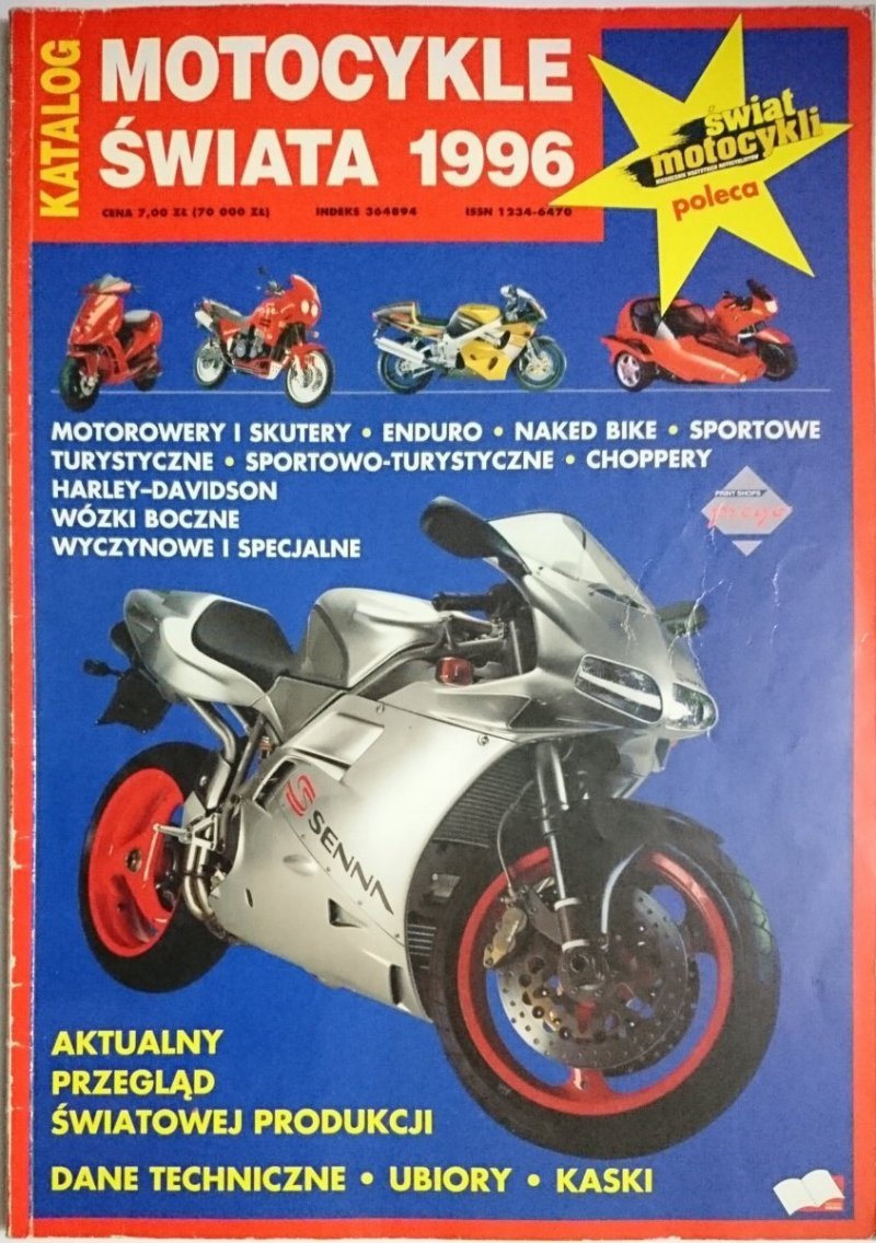 KATALOG MOTOCYKLE ŚWIATA 1996